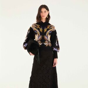 FARM Rio Black Sweater NEW WITH TAGS!
